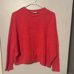 Zenana Outfitters Bold Red Sweatshirt